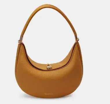 Genuine leather Elegant Half Moon Underarm Shoulder Brand Designer Womens Bags for Women Ladies Bag Handbags High Quality Luxury