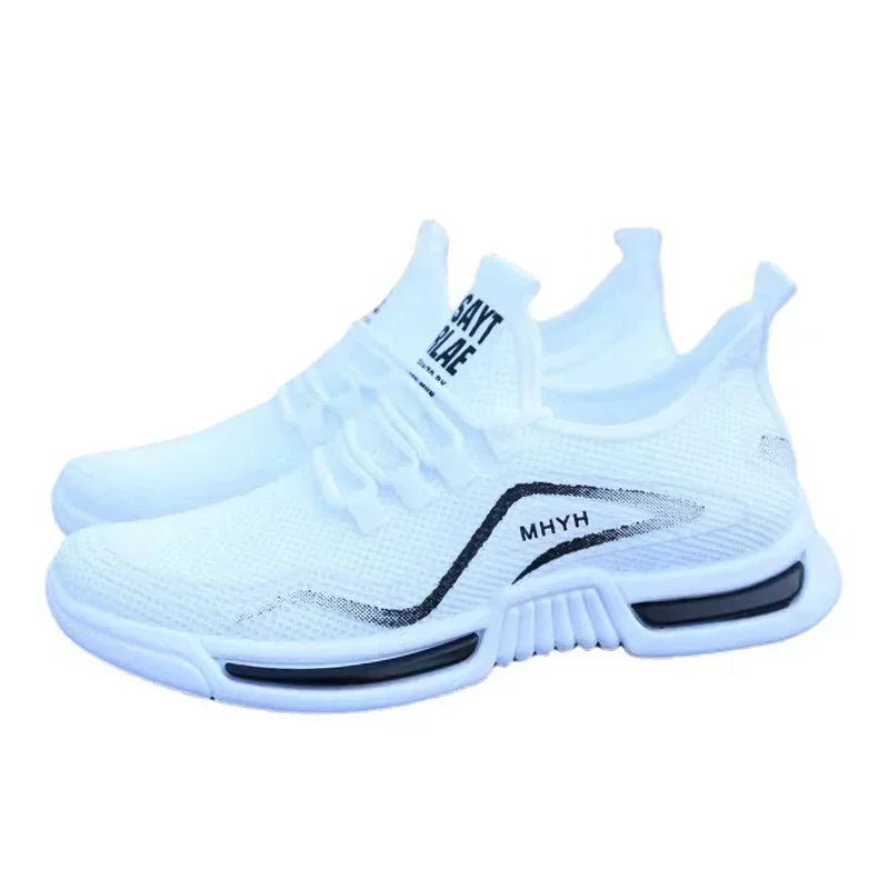 Men Shoes Slip on Fashion Sneakers Male Sport Running Shoes Breathable Gym Training Walking Tennis Shoes Non Slip Workout Flats