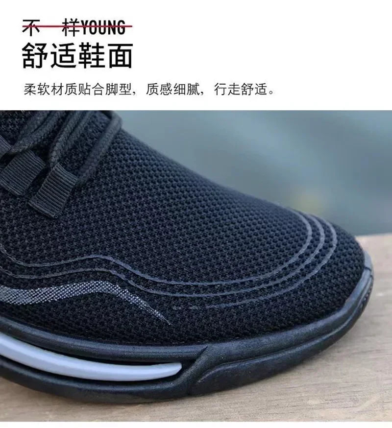 Men Shoes Slip on Fashion Sneakers Male Sport Running Shoes Breathable Gym Training Walking Tennis Shoes Non Slip Workout Flats